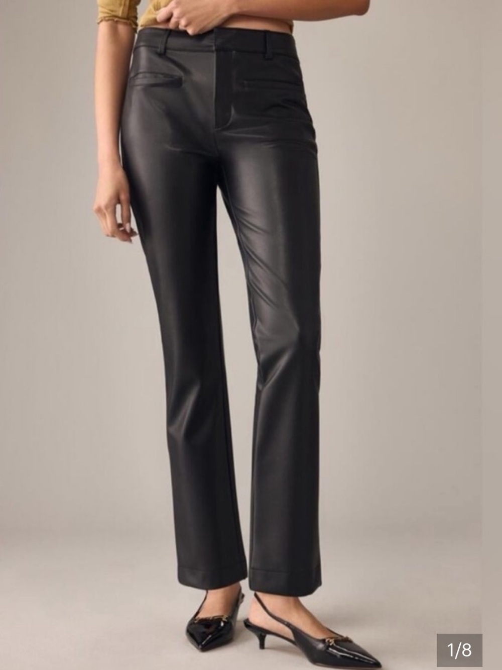 Maeve faux leather pants